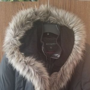 Womans black Metaphor coat